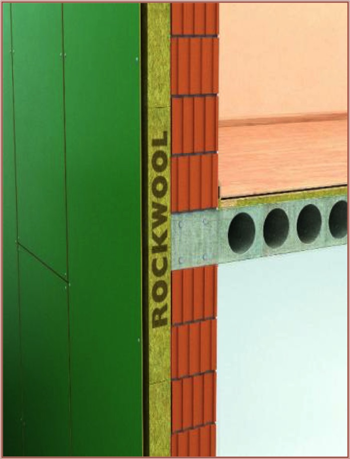 Polotuh&aacute; dvouvrstv&aacute; deska z kamenn&eacute; vlny ROCKWOOL Venti MAX